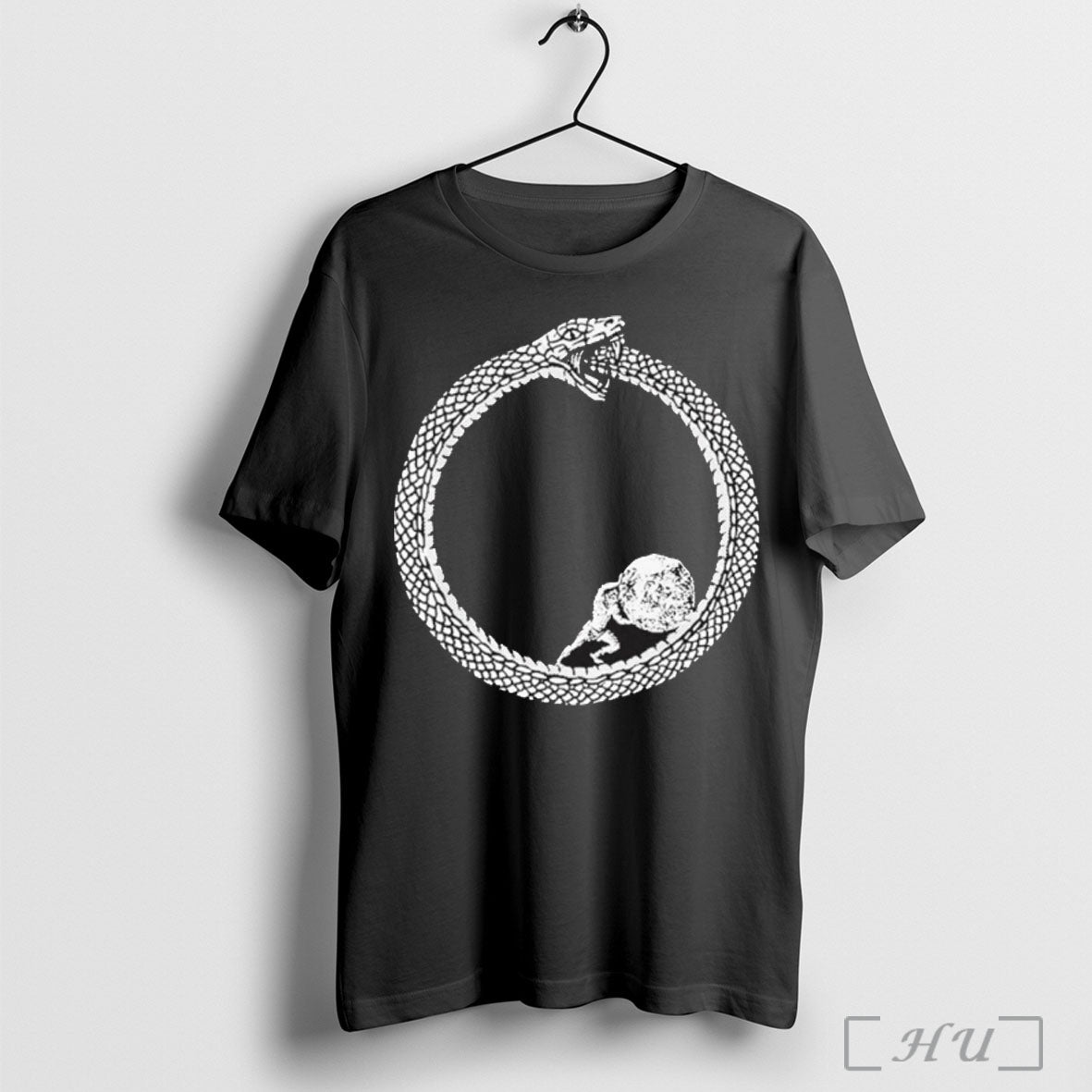 Officials Sisyphus In An Ouroboros Snake - Adult & Kids T-Shirts, Sweatshirts & Hoodies apparel design preview 1