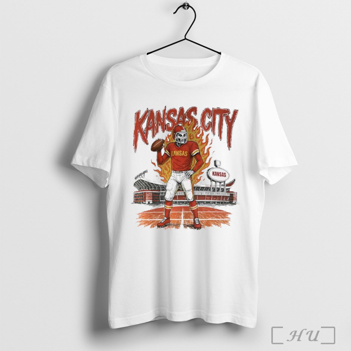 Officials Skeleton Kansas City Chiefs Stadium Player - Adult & Kids T-Shirts, Sweatshirts & Hoodies apparel design preview 1