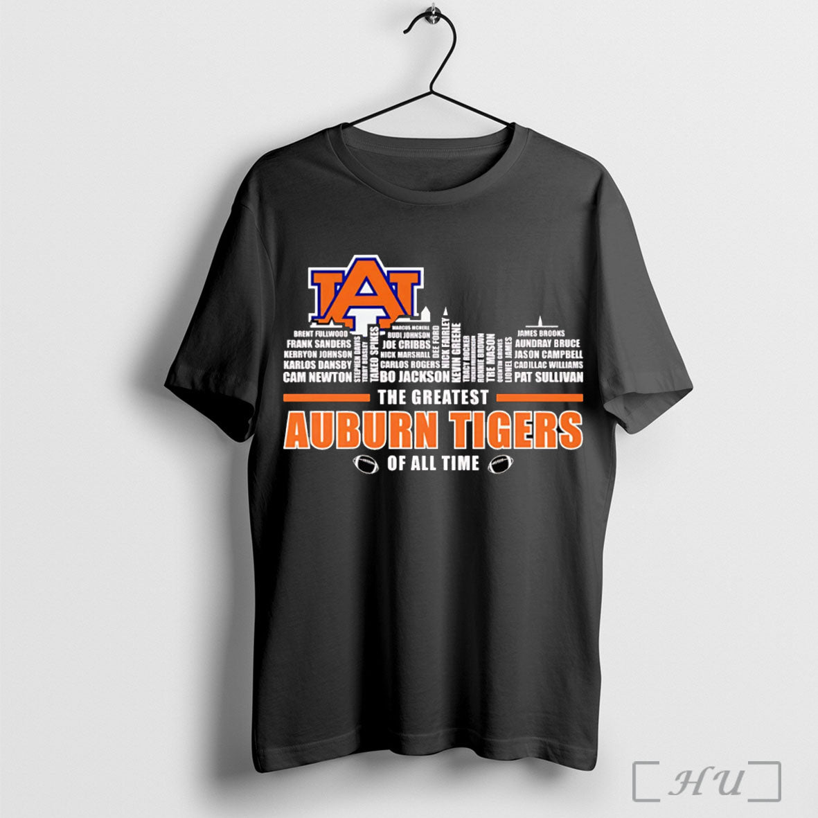 Officials Skyline Name The Greatest Auburn Tigers Of - Adult & Kids T-Shirts, Sweatshirts & Hoodies apparel design preview 1