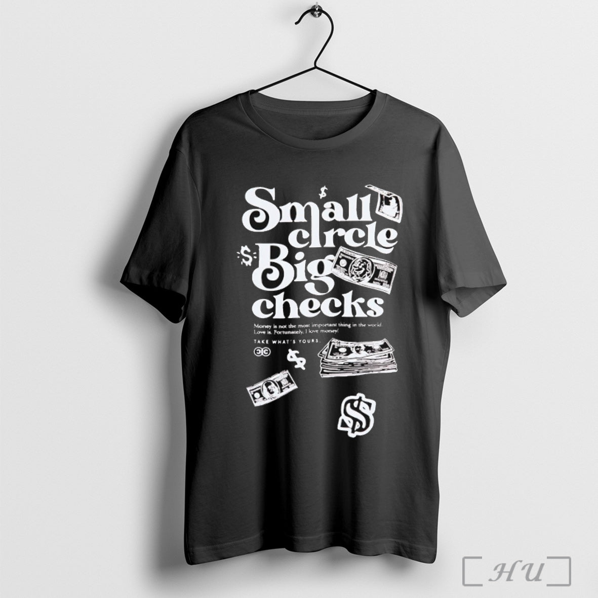 Officials Small Circle Big Checks Money Is The Most - Adult & Kids T-Shirts, Sweatshirts & Hoodies apparel design preview 1