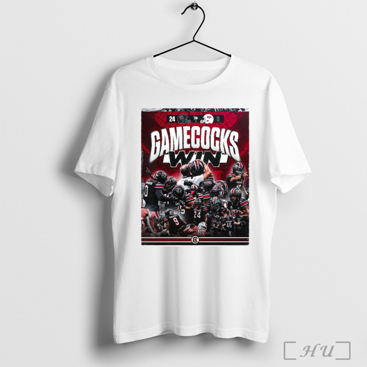 Officials South Carolina Gamecocks Win Virginia Tech - Adult & Kids T-Shirts, Sweatshirts & Hoodies apparel design preview 1