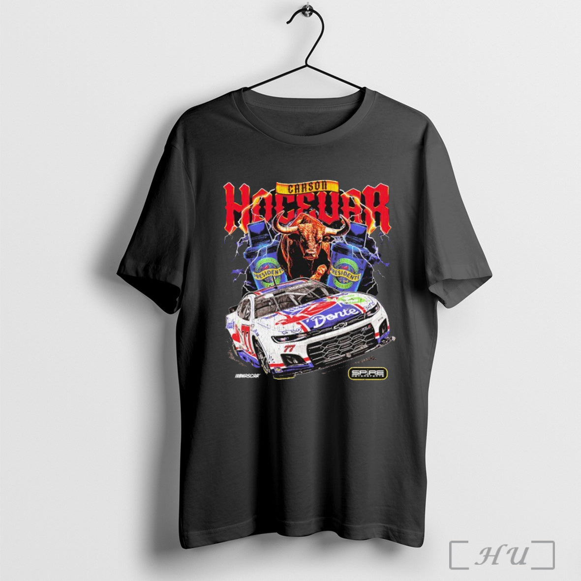 Officials Spire Motorsports 77 Carson Hocevar Chilis - Adult & Kids T-Shirts, Sweatshirts & Hoodies apparel design preview 1