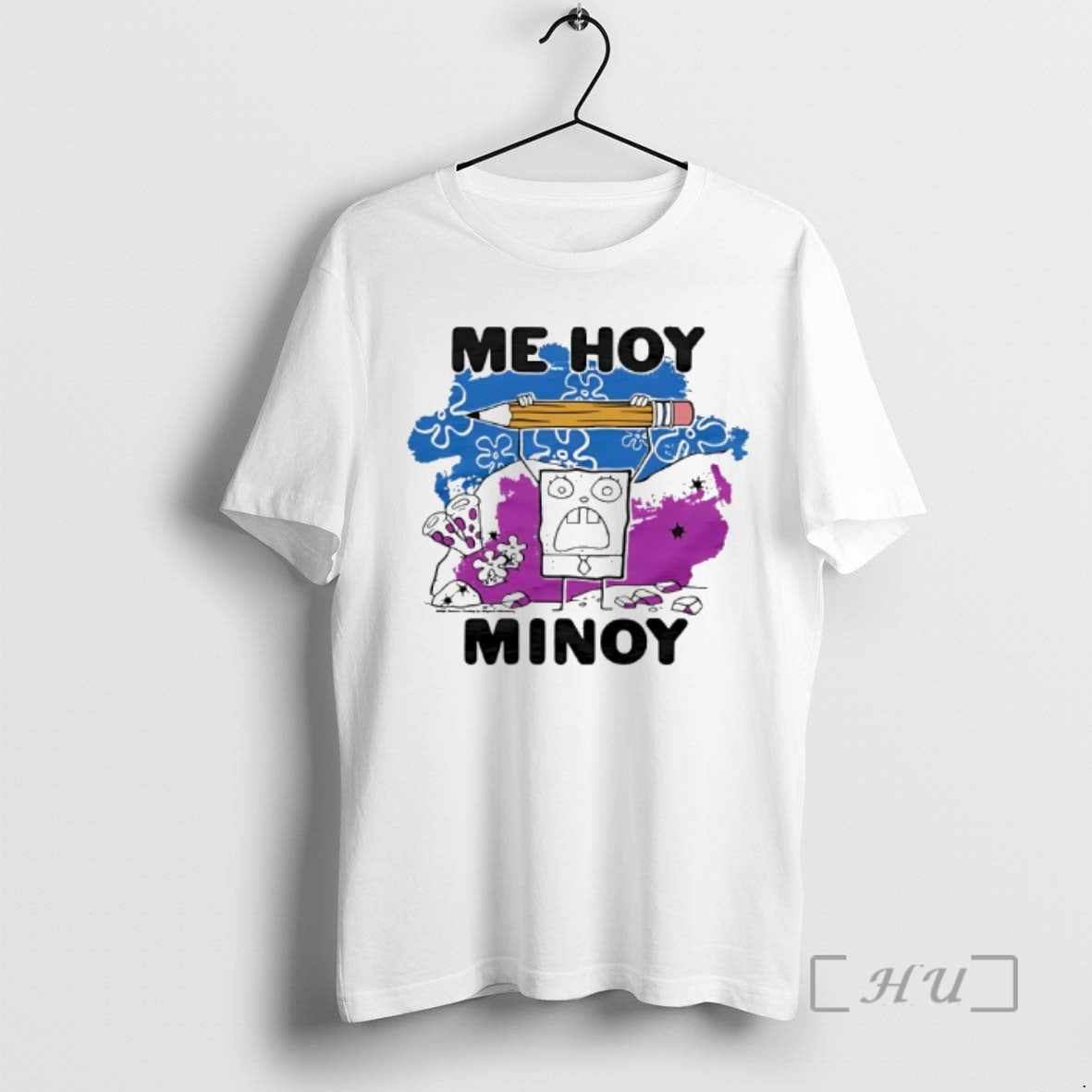 Officials Sponge Squarepants Doodlebob Me Hoy Minoy - Adult & Kids T-Shirts, Sweatshirts & Hoodies apparel design preview 1
