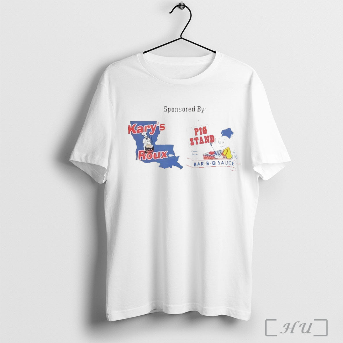 Officials Sponsored By Karys Roux Pig Srand Cajun - Adult & Kids T-Shirts, Sweatshirts & Hoodies apparel design preview 1