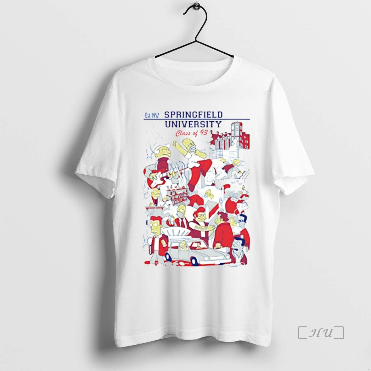 Officials Springfield University Class Of 93 1952 - Adult & Kids T-Shirts, Sweatshirts & Hoodies apparel design preview 1
