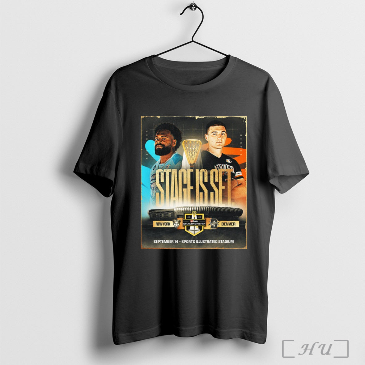 Officials Stageisset New York Atlas Vs Denver Outlaws - Adult & Kids T-Shirts, Sweatshirts & Hoodies apparel design preview 1