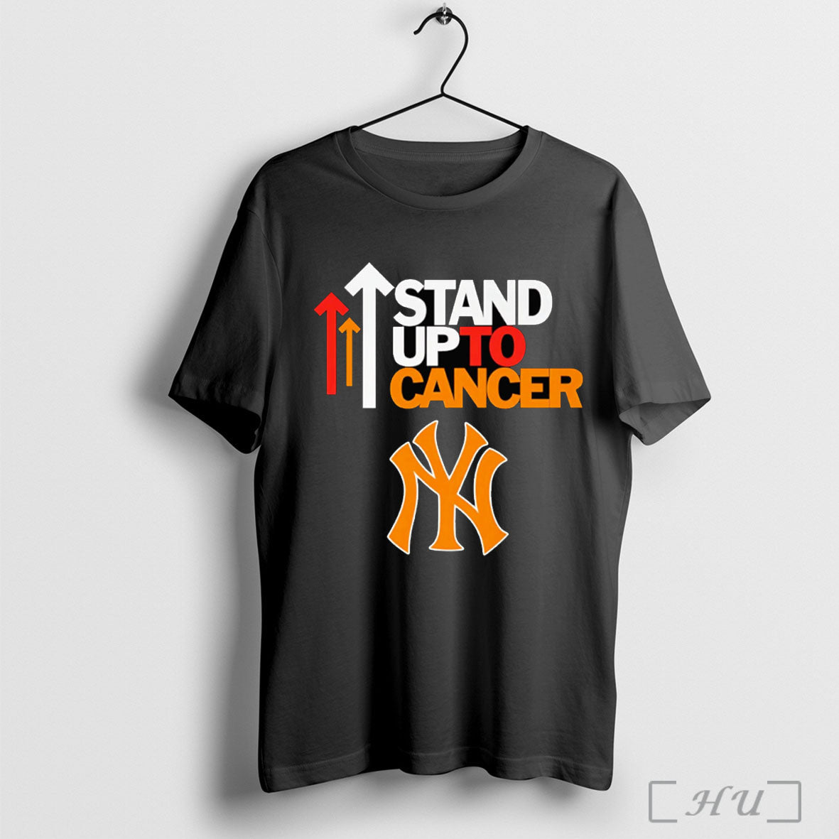Officials Stand Up To Cancer New York Yankees - Adult & Kids T-Shirts, Sweatshirts & Hoodies apparel design preview 1