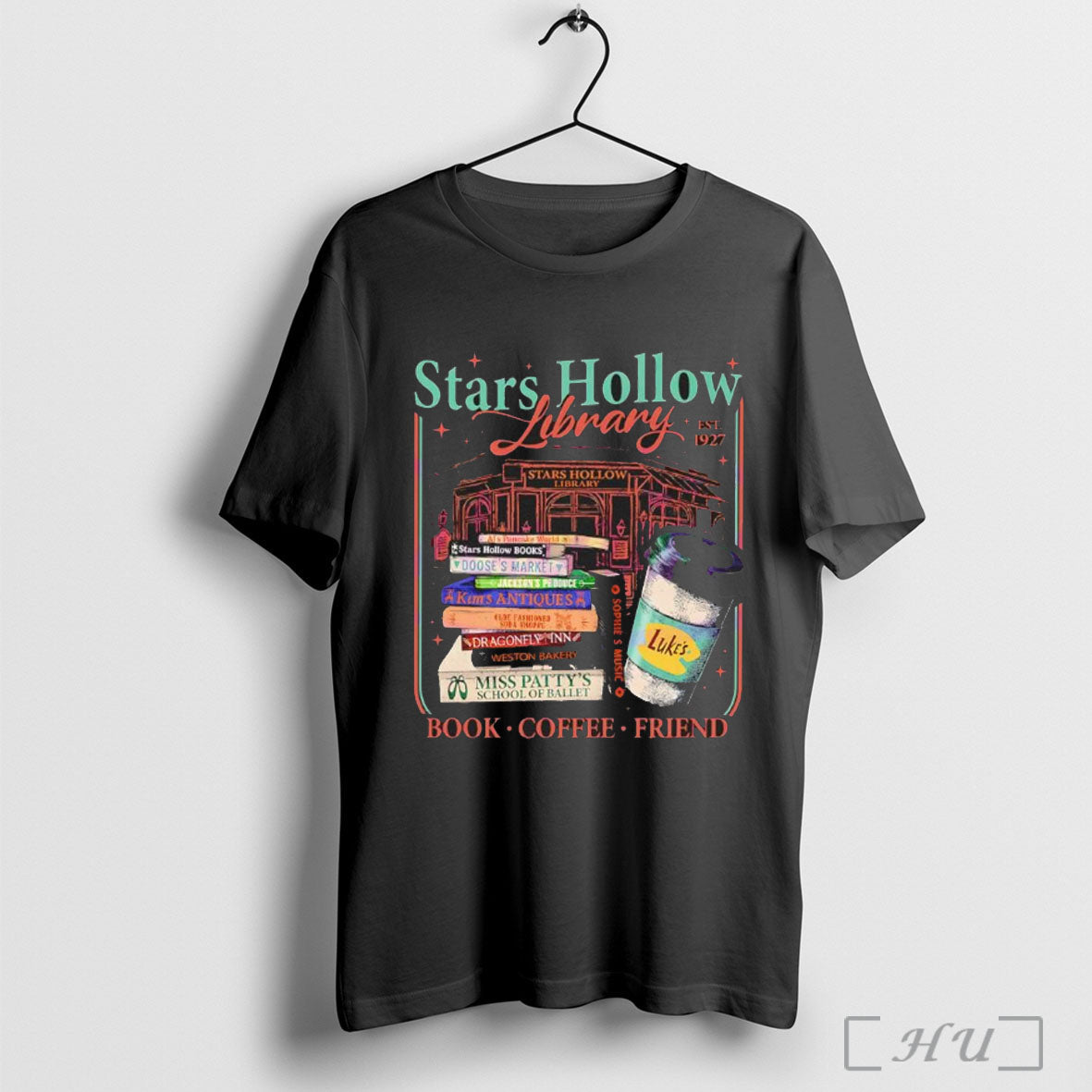Officials Stars Hollow Library Gilmore Girls Est 1927 - Adult & Kids T-Shirts, Sweatshirts & Hoodies apparel design preview 1