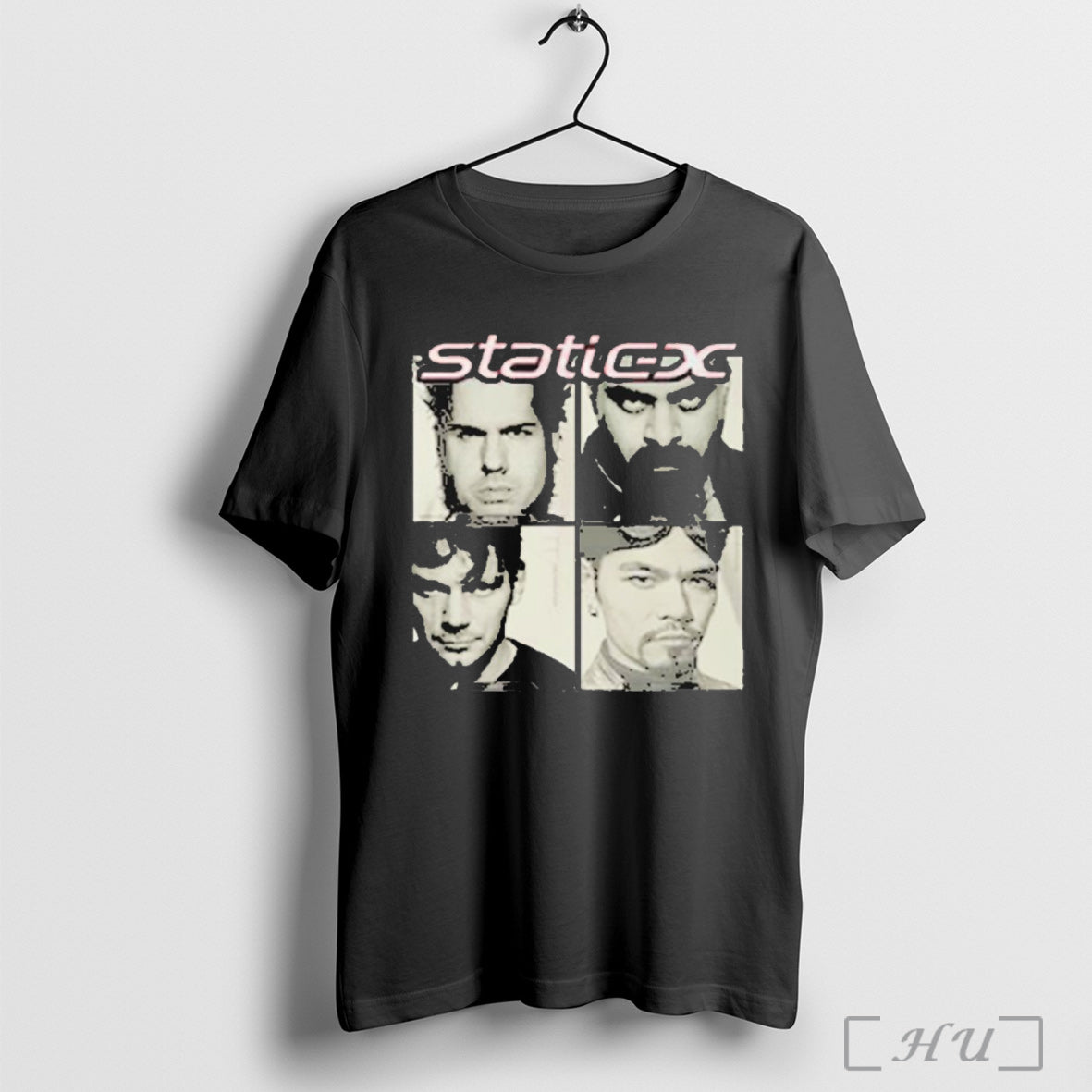 Officials Static X Wdt Square Faces - Adult & Kids T-Shirts, Sweatshirts & Hoodies apparel design preview 1