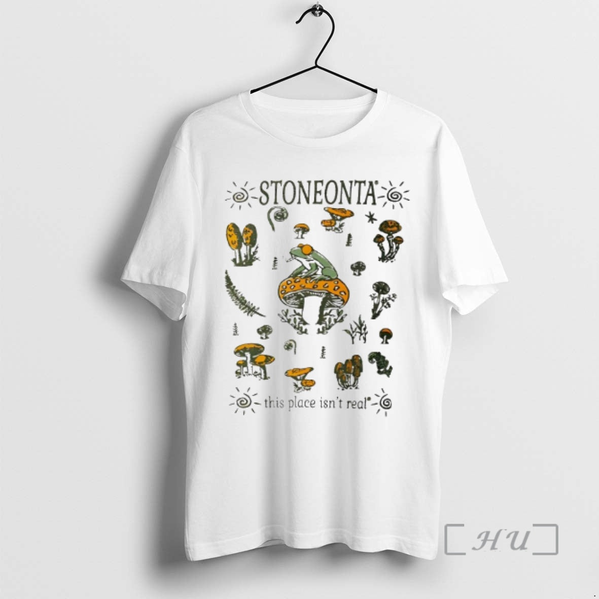 Officials Stoneonta This Place Isnt Real Frog Graphic - Adult & Kids T-Shirts, Sweatshirts & Hoodies apparel design preview 1