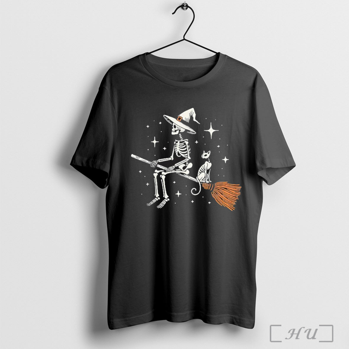 Officials Subtle Fdt Halloween Skeleton And Black Cat - Adult & Kids T-Shirts, Sweatshirts & Hoodies apparel design preview 1