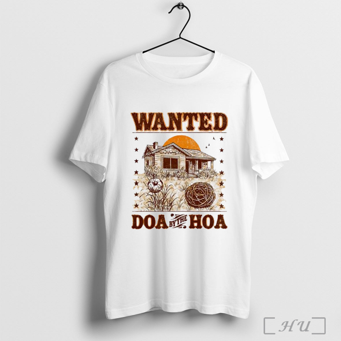 Officials Suburban Outlaw Wanted Doa By The Hoa - Adult & Kids T-Shirts, Sweatshirts & Hoodies apparel design preview 1