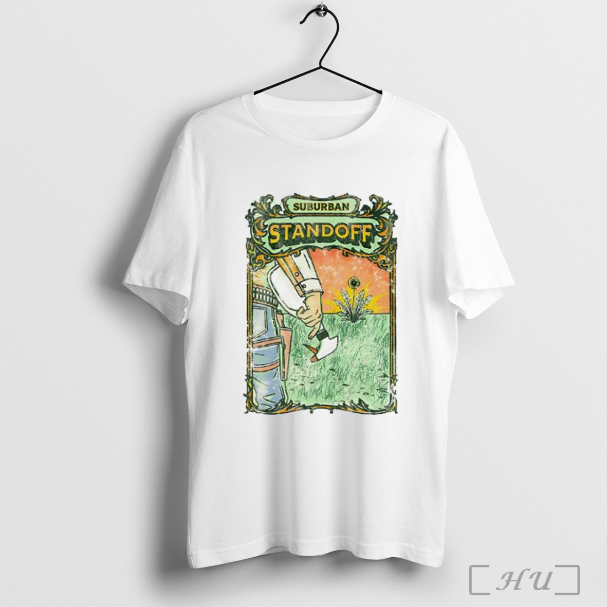Officials Suburban Standoff Art - Adult & Kids T-Shirts, Sweatshirts & Hoodies apparel design preview 1