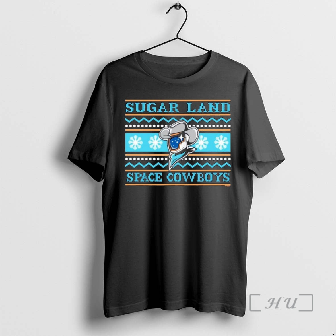 Officials Sugar Land Space Cowboys Ugly Christmas - Adult & Kids T-Shirts, Sweatshirts & Hoodies apparel design preview 1