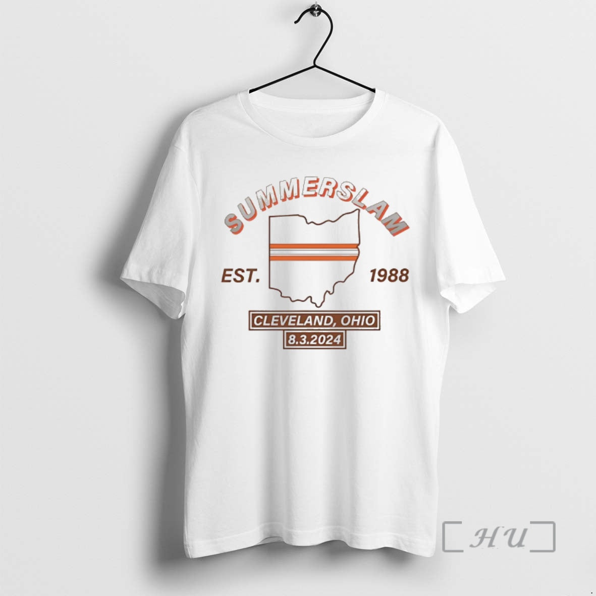 Officials Summerslam Cleveland Ohio Est 1988 - Adult & Kids T-Shirts, Sweatshirts & Hoodies apparel design preview 1