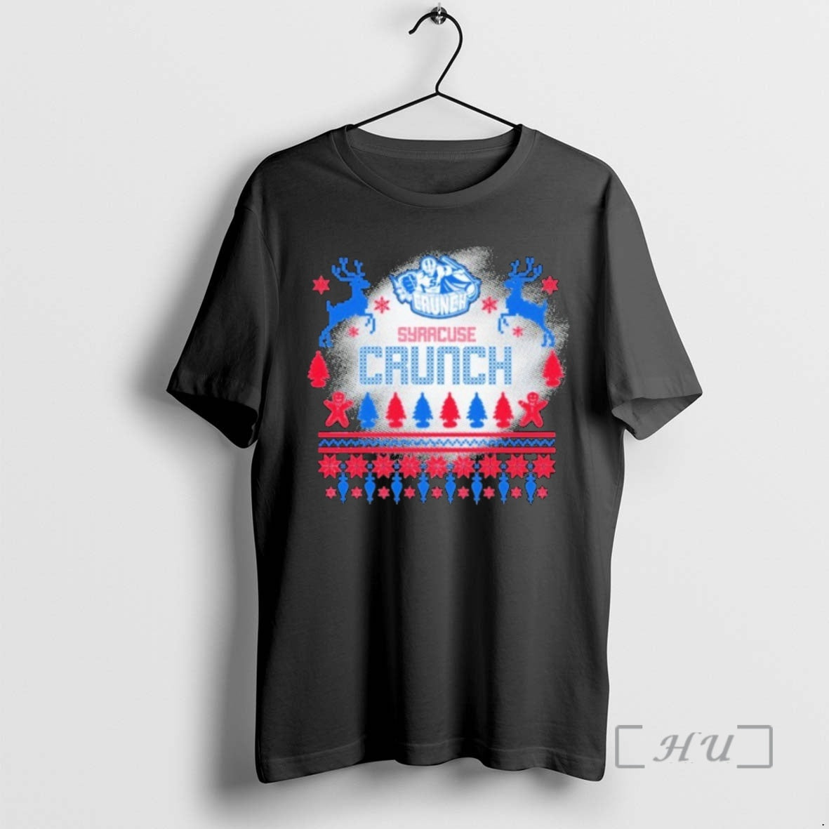 Officials Syracuse Crunch Ugly Merry Christmas - Adult & Kids T-Shirts, Sweatshirts & Hoodies apparel design preview 1