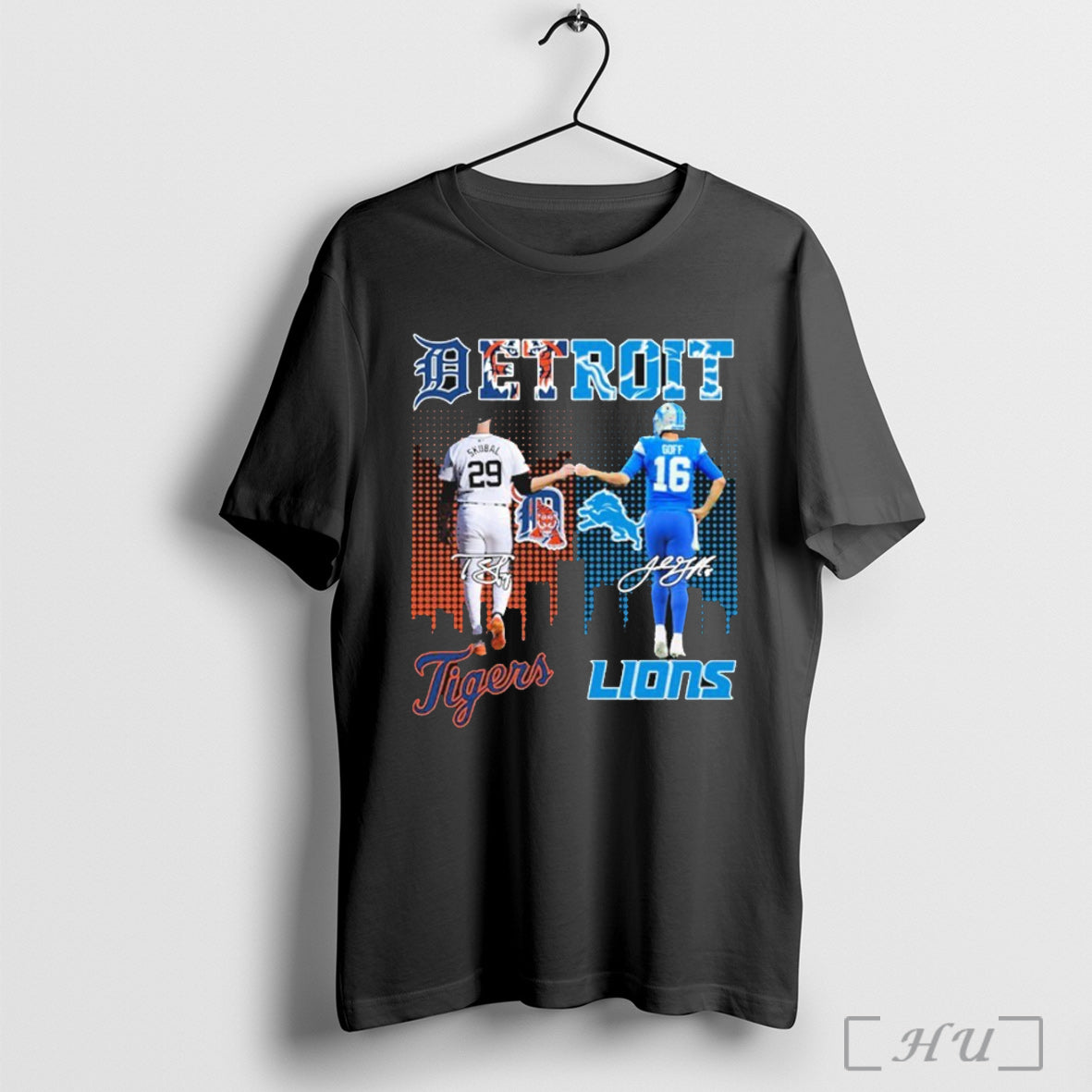 Officials Tarik Skubal And Jared Goff Detroit Tigers - Adult & Kids T-Shirts, Sweatshirts & Hoodies apparel design preview 1