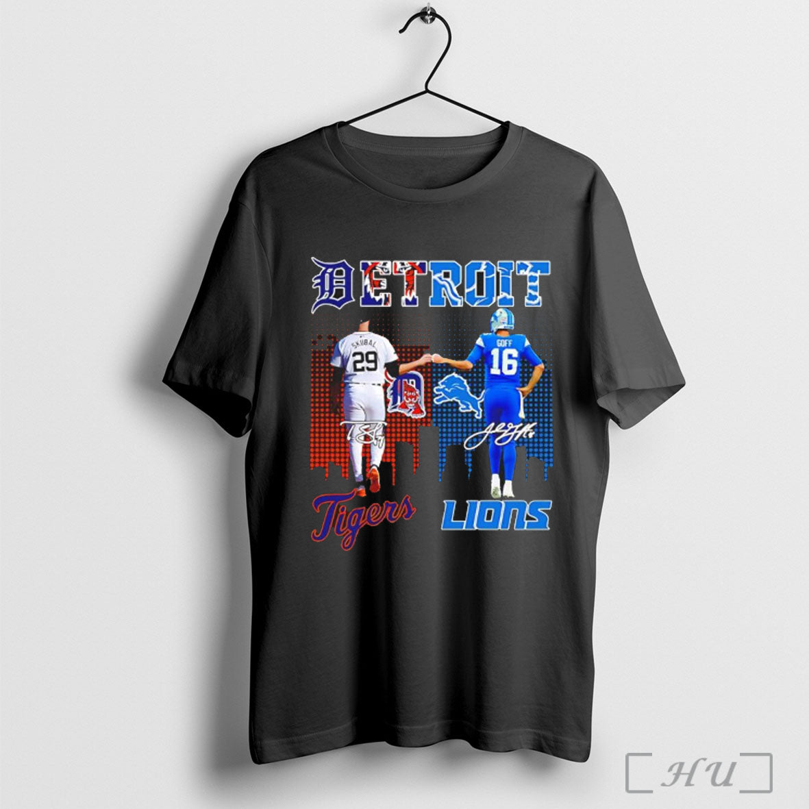 Officials Tarik Skubal Detroit Tigers And Jared Goff - Adult & Kids T-Shirts, Sweatshirts & Hoodies apparel design preview 1
