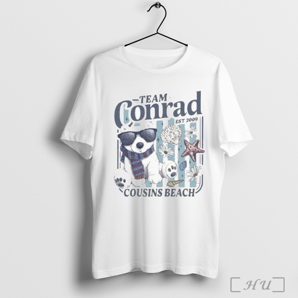 Officials Team Conrad Cousins Beach Junior Mint Bear - Adult & Kids T-Shirts, Sweatshirts & Hoodies apparel design preview 1