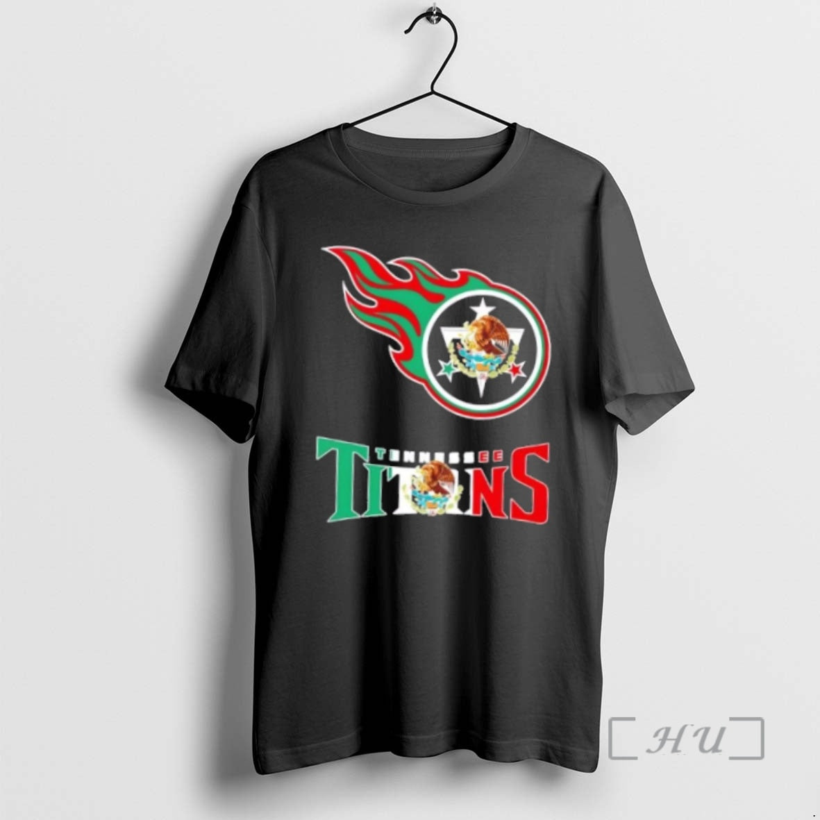 Officials Tennessee Titans Football X Mexican Flag - Adult & Kids T-Shirts, Sweatshirts & Hoodies apparel design preview 1