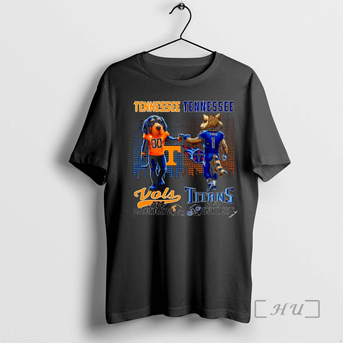 Officials Tennessee Volunteers On Saturdays Vs Titans - Adult & Kids T-Shirts, Sweatshirts & Hoodies apparel design preview 1