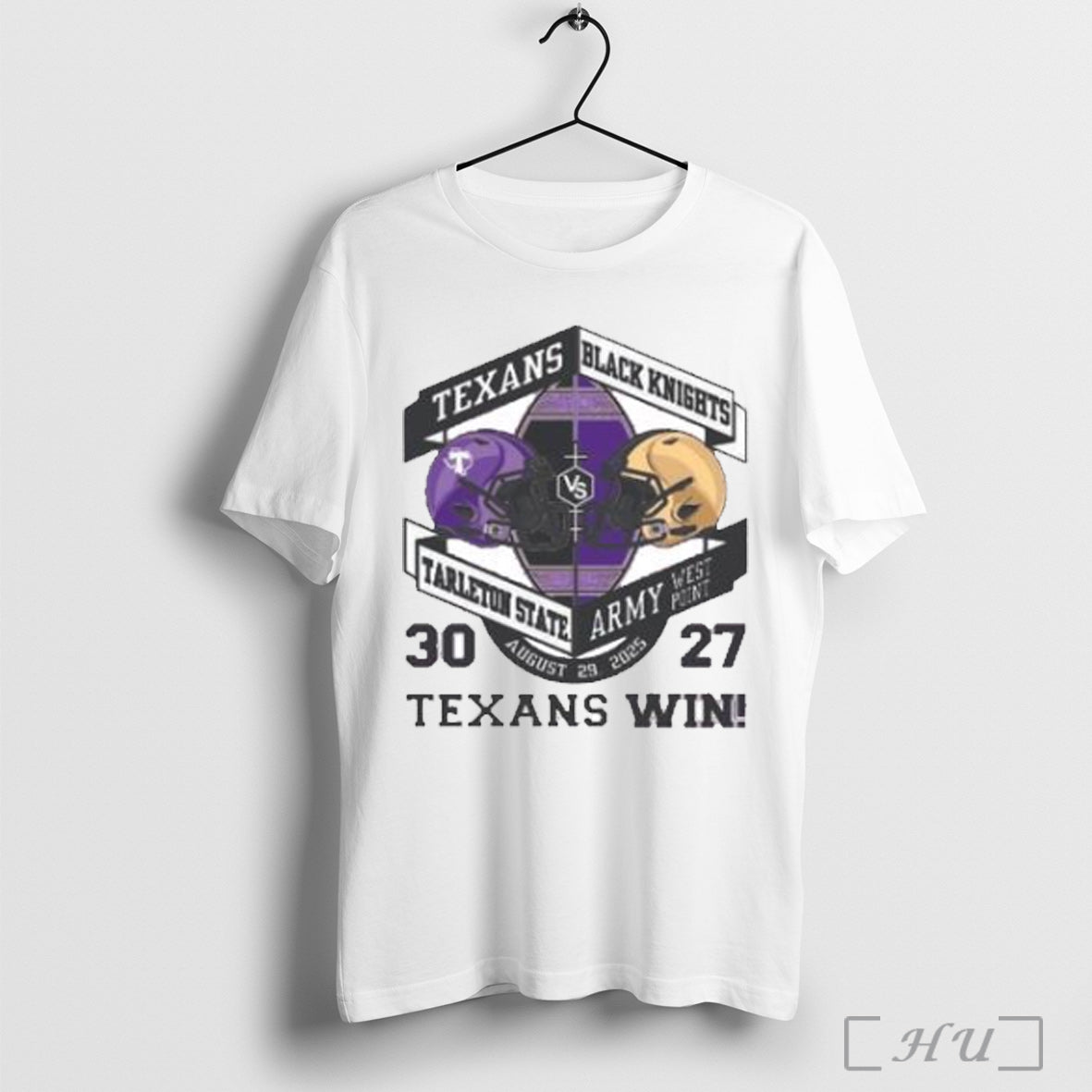 Officials Texans Tarleton State 30 27 Black Knights - Adult & Kids T-Shirts, Sweatshirts & Hoodies apparel design preview 1