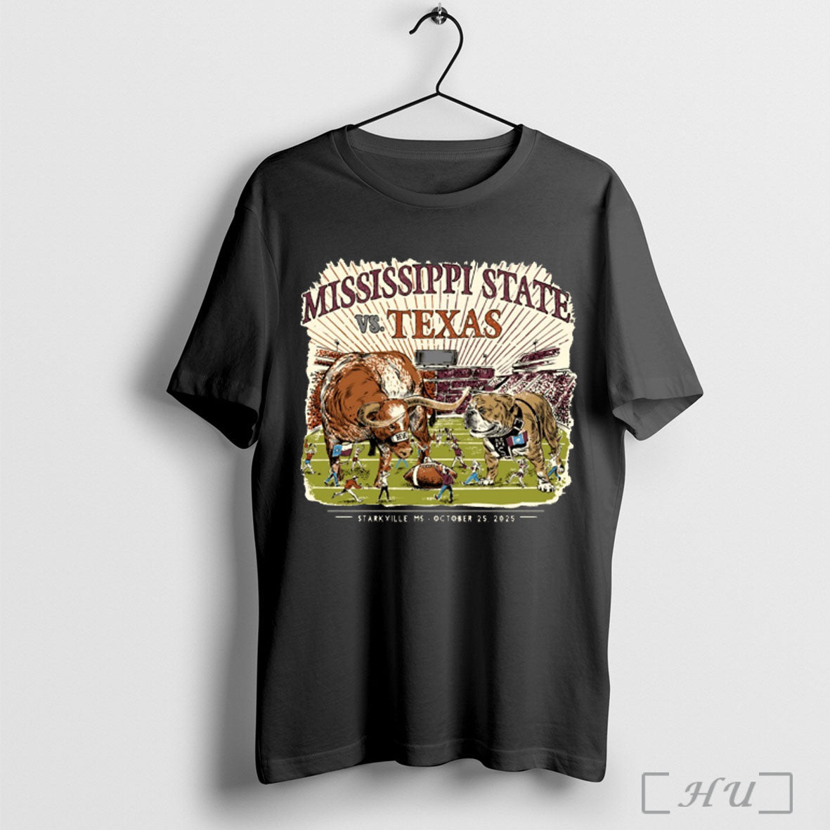 Officials Texas Longhorns Vs Mississippi State - Adult & Kids T-Shirts, Sweatshirts & Hoodies apparel design preview 1
