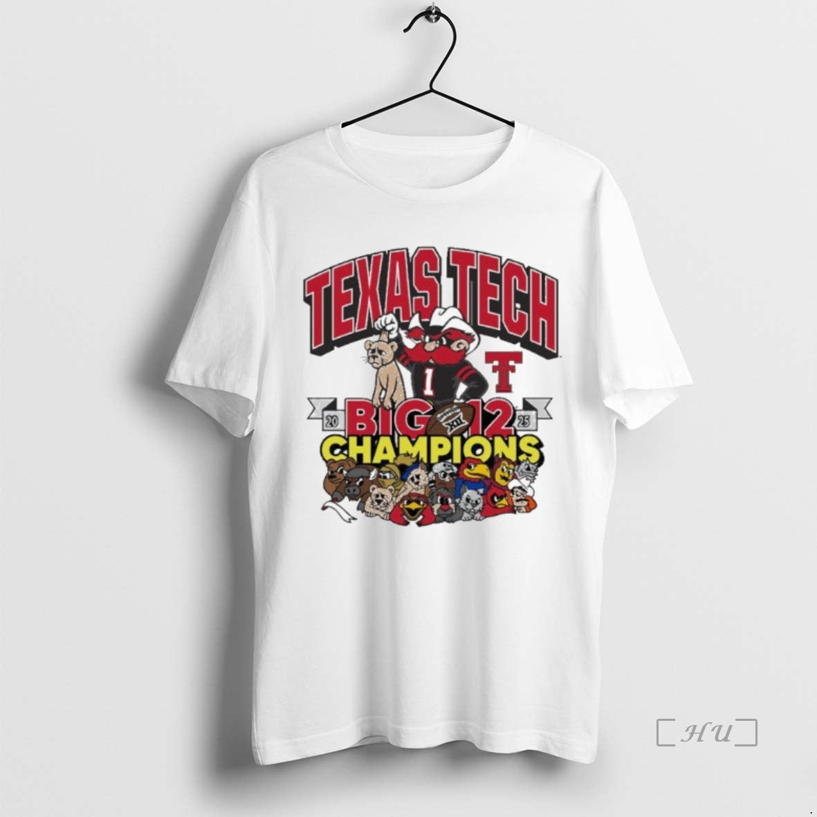 Officials Texas Tech Football Big 12 Championss - Adult & Kids T-Shirts, Sweatshirts & Hoodies apparel design preview 1