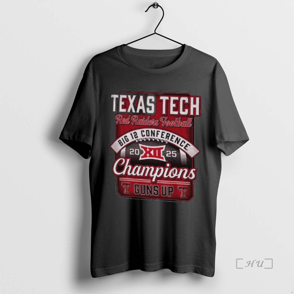 Officials Texas Tech Red Raiders Football 2025 Big 12 - Adult & Kids T-Shirts, Sweatshirts & Hoodies apparel design preview 1