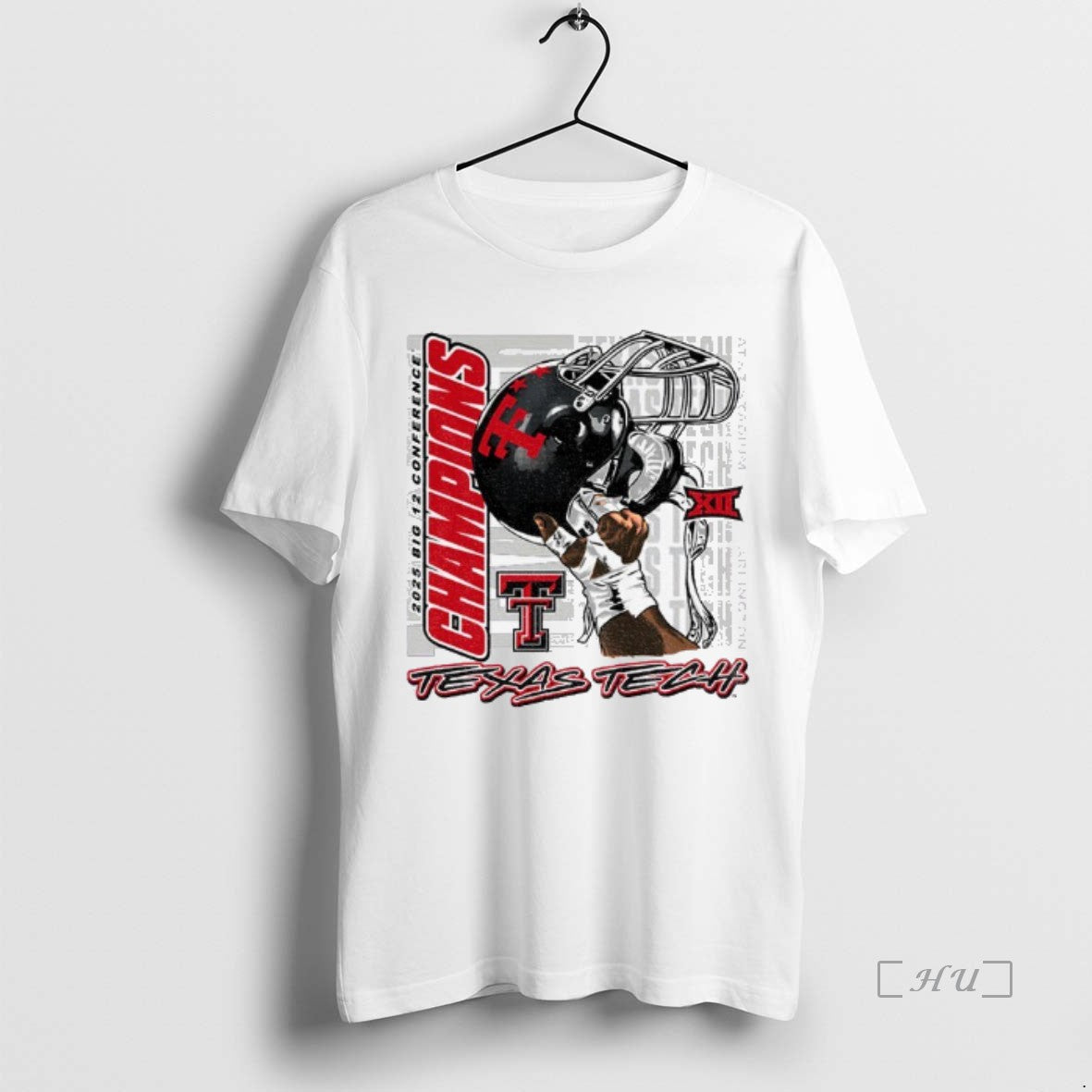 Officials Texas Tech Red Raiders Football 2025 Big 12 - Adult & Kids T-Shirts, Sweatshirts & Hoodies apparel design preview 1