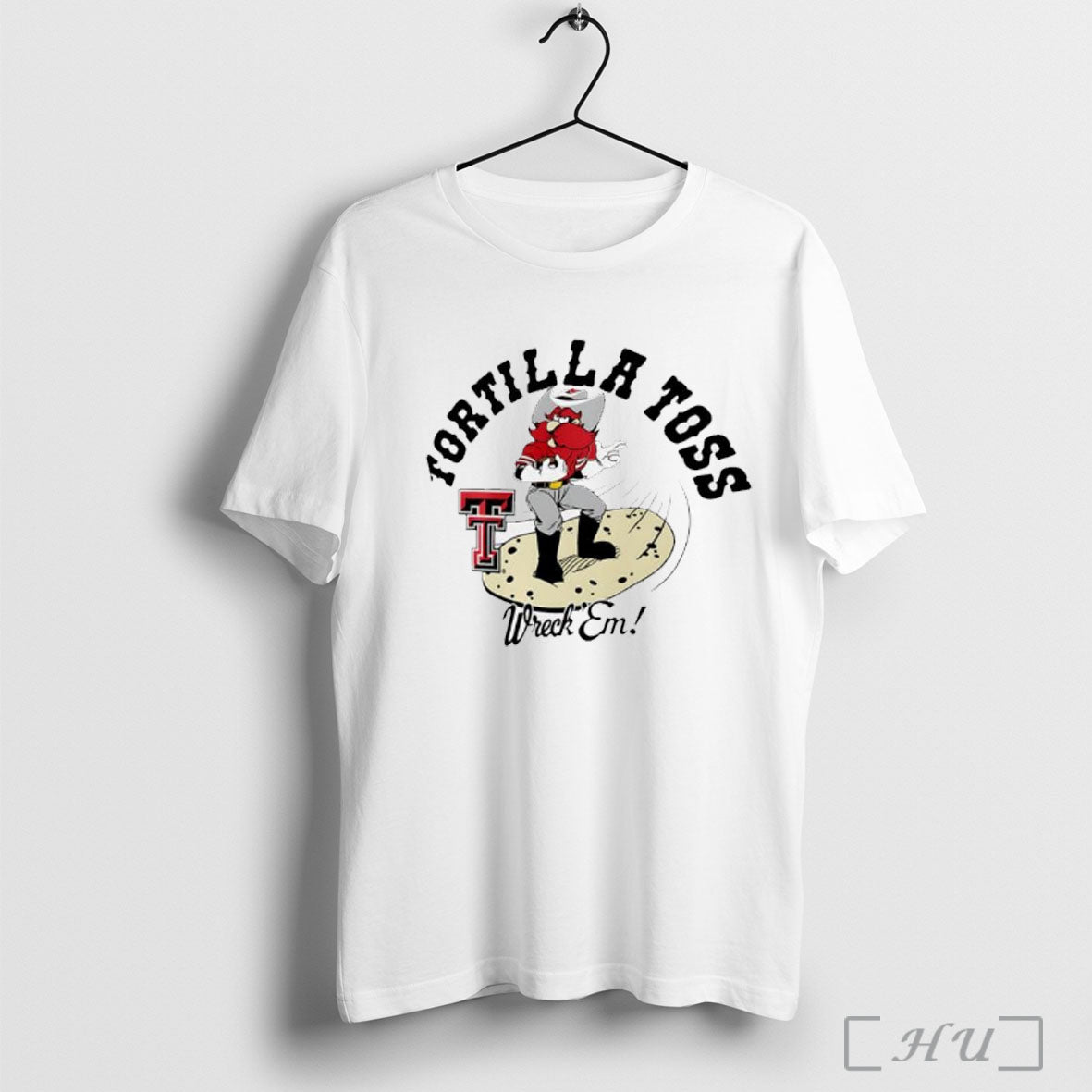 Officials Texas Tech Red Raiders Tortilla Toss Wreck - Adult & Kids T-Shirts, Sweatshirts & Hoodies apparel design preview 1