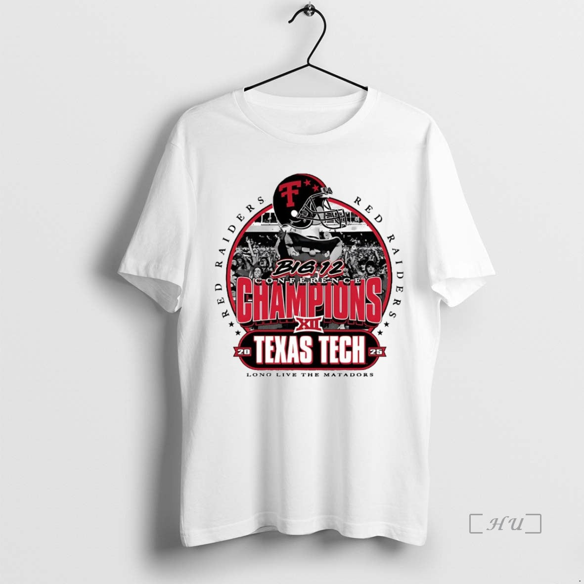 Officials Texas Tech Football 2025 Big 12 Conference - Adult & Kids T-Shirts, Sweatshirts & Hoodies apparel design preview 1