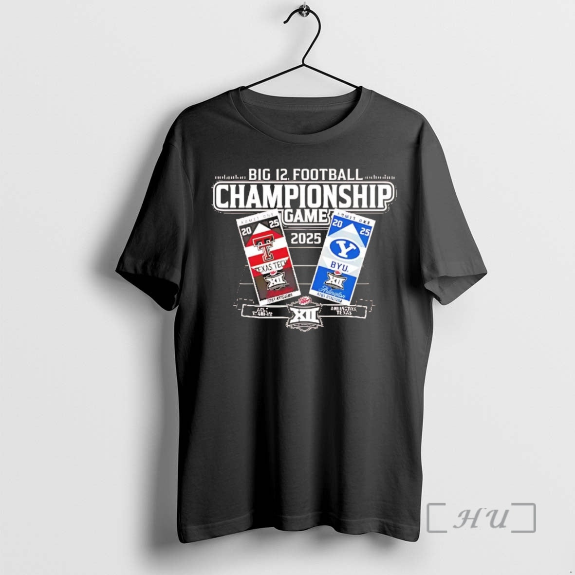 Officials Texas Tech Vs Byu Big 12 Football - Adult & Kids T-Shirts, Sweatshirts & Hoodies apparel design preview 1