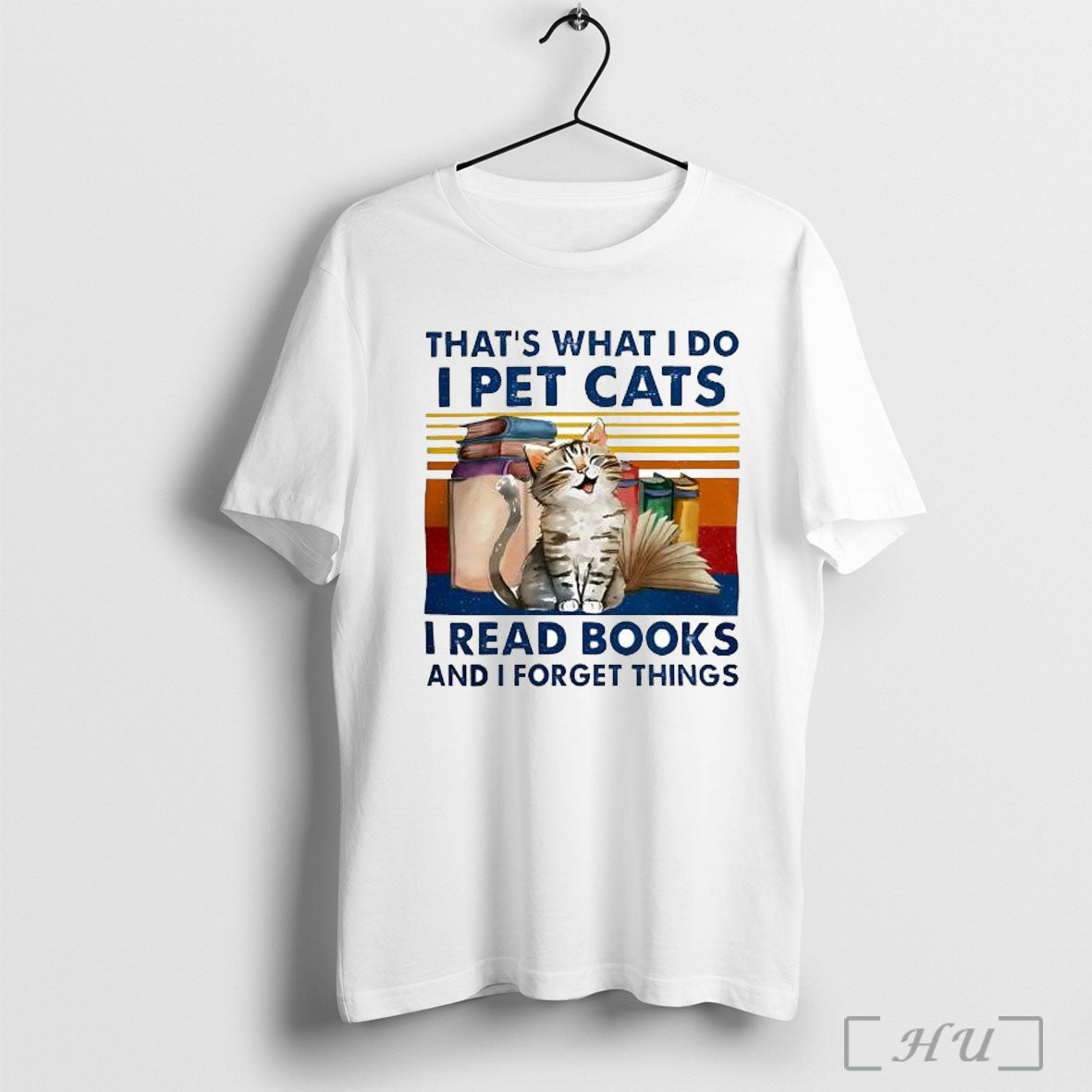 Officials Thats What I Do Pet Cats Read Books Vintage - Adult & Kids T-Shirts, Sweatshirts & Hoodies apparel design preview 1