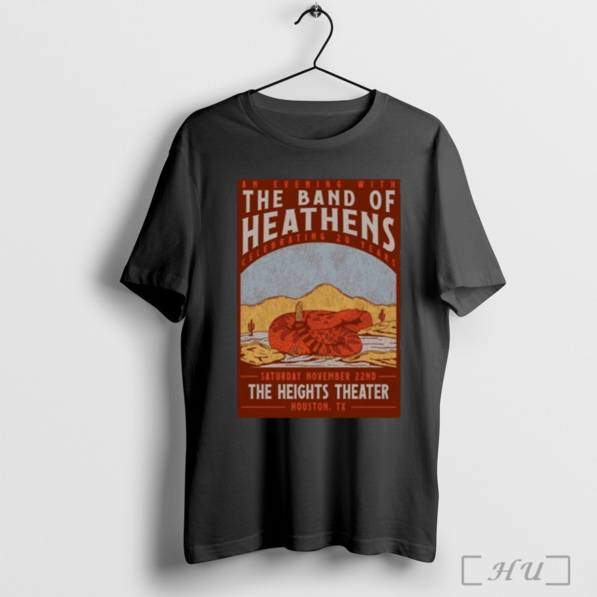 Officials The Band Of Heathens Houston Tour On Nov 22 - Adult & Kids T-Shirts, Sweatshirts & Hoodies apparel design preview 1