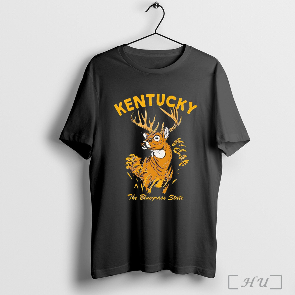 Officials The Bluegrass State Antlered Deer Nature - Adult & Kids T-Shirts, Sweatshirts & Hoodies apparel design preview 1
