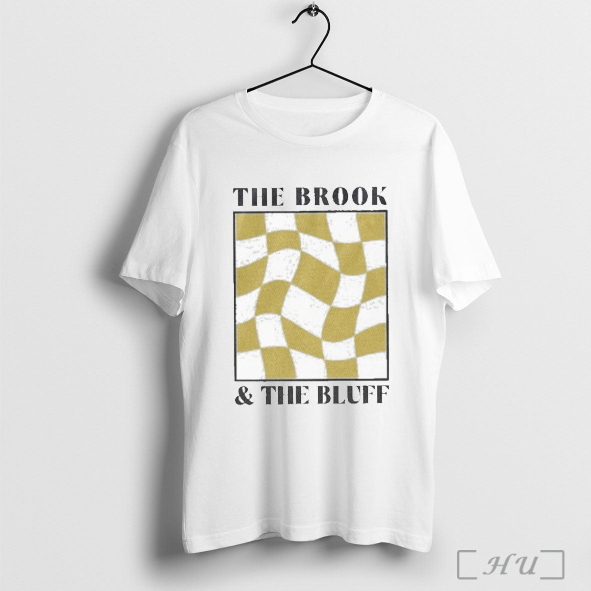 Officials The Brook Bluff Wavy Yellow Checkered - Adult & Kids T-Shirts, Sweatshirts & Hoodies apparel design preview 1