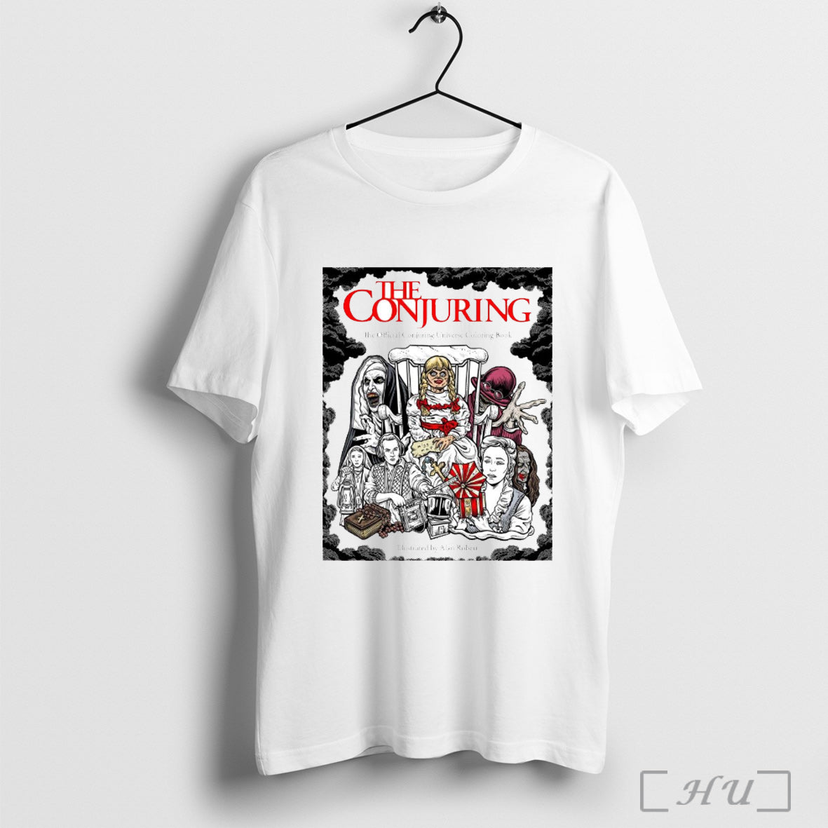 Officials The Conjuring Official Universe Coloring - Adult & Kids T-Shirts, Sweatshirts & Hoodies apparel design preview 1