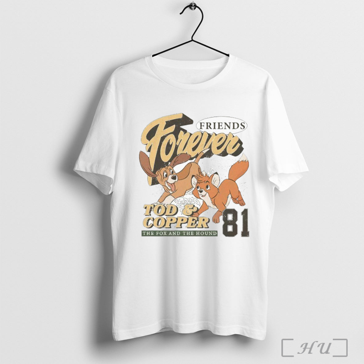 Officials The Fox And Hound Tod Copper - Adult & Kids T-Shirts, Sweatshirts & Hoodies apparel design preview 1