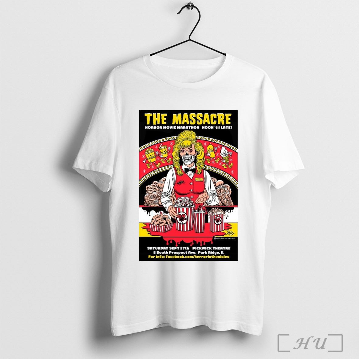 Officials The Massacre Saturday September 27th - Adult & Kids T-Shirts, Sweatshirts & Hoodies apparel design preview 1