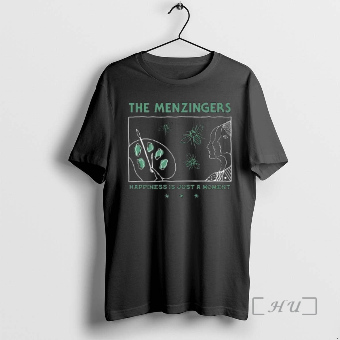 Officials The Menzingers Painter Circle Black - Adult & Kids T-Shirts, Sweatshirts & Hoodies apparel design preview 1