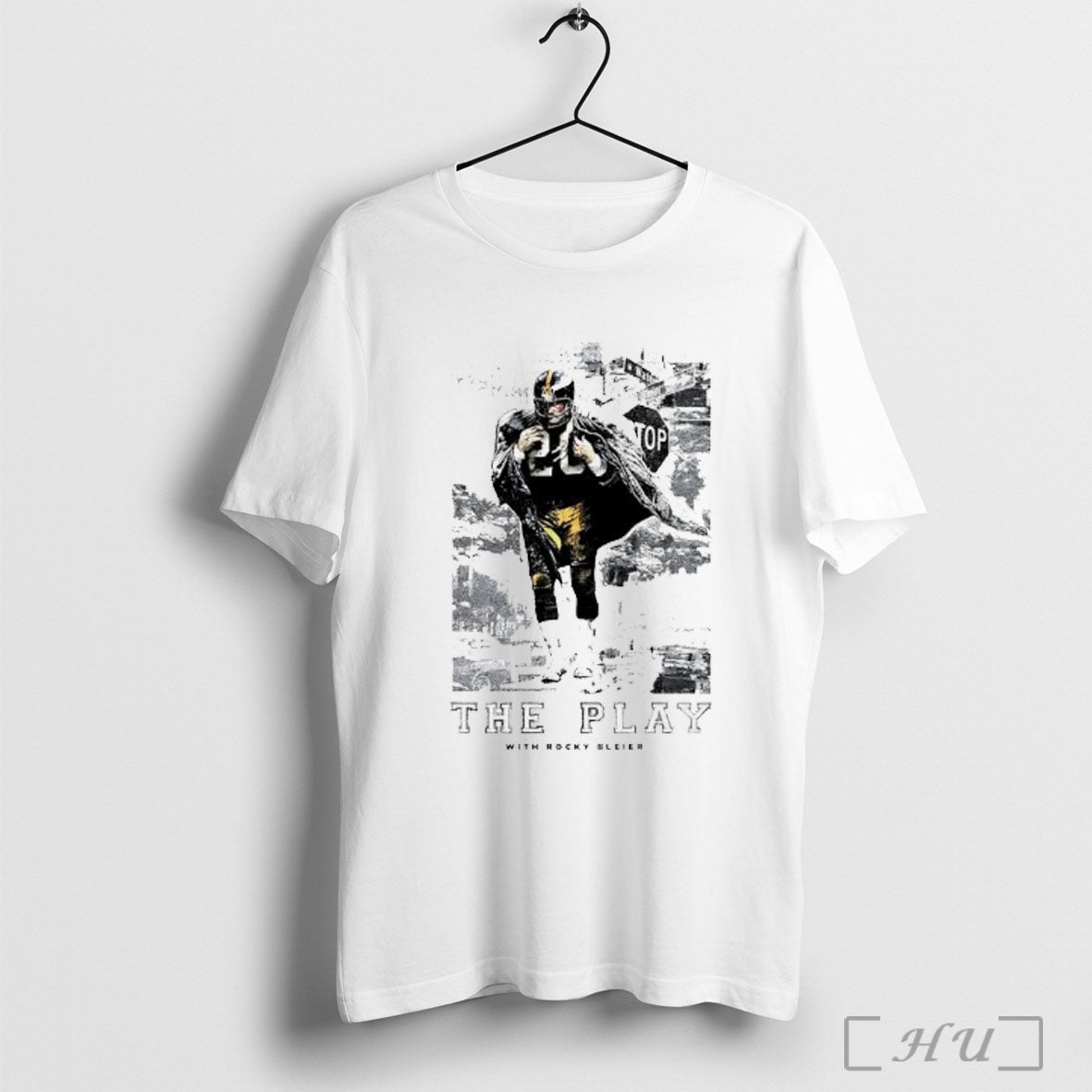 Officials The Play With Rocky Bleier - Adult & Kids T-Shirts, Sweatshirts & Hoodies apparel design preview 1