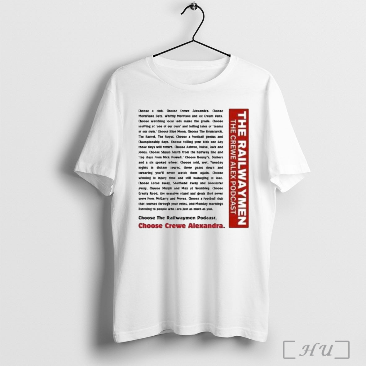 Officials The Railwaymen Crewe Alex Podcast - Adult & Kids T-Shirts, Sweatshirts & Hoodies apparel design preview 1