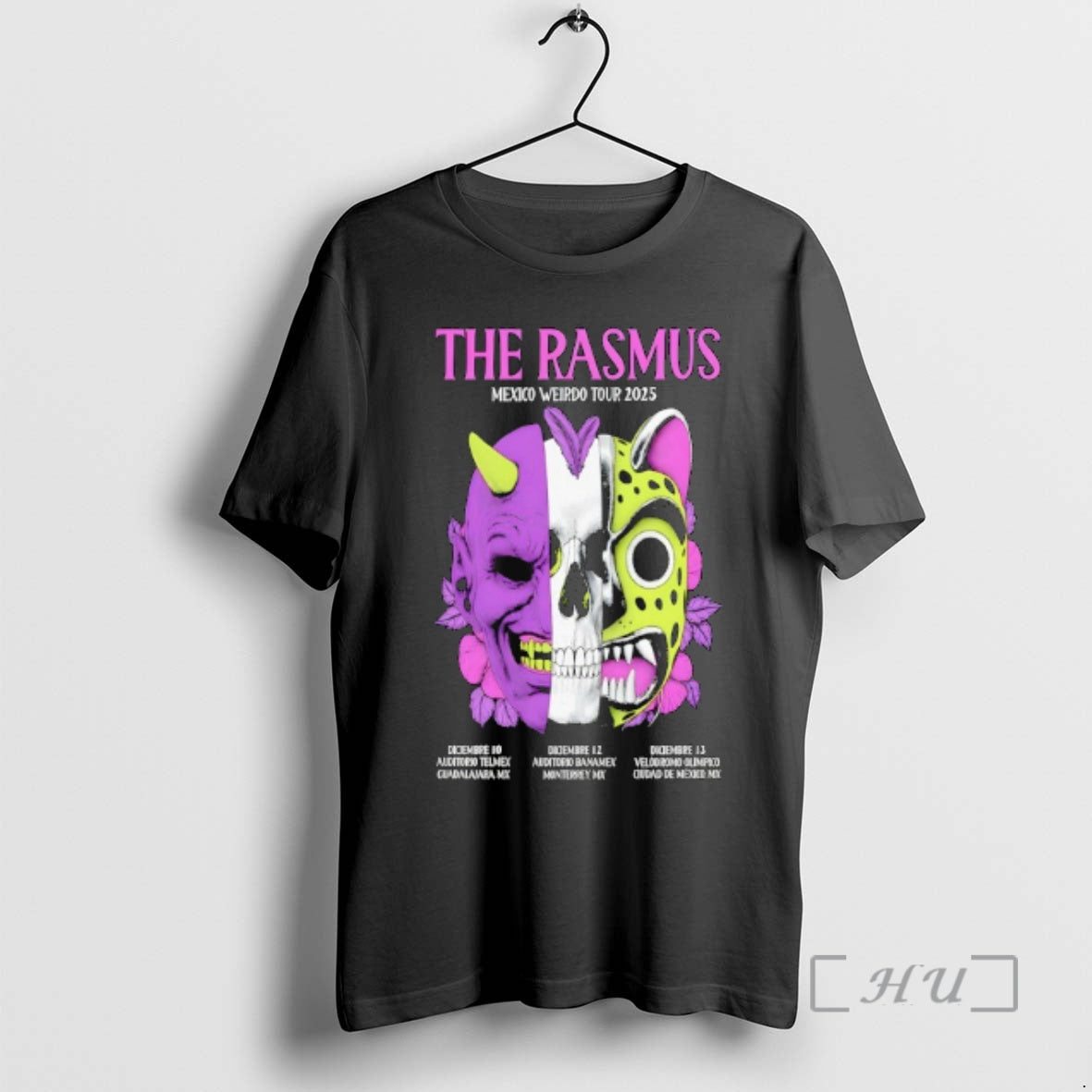 Officials The Rasmus Mexico Tour December 2025 - Adult & Kids T-Shirts, Sweatshirts & Hoodies apparel design preview 1