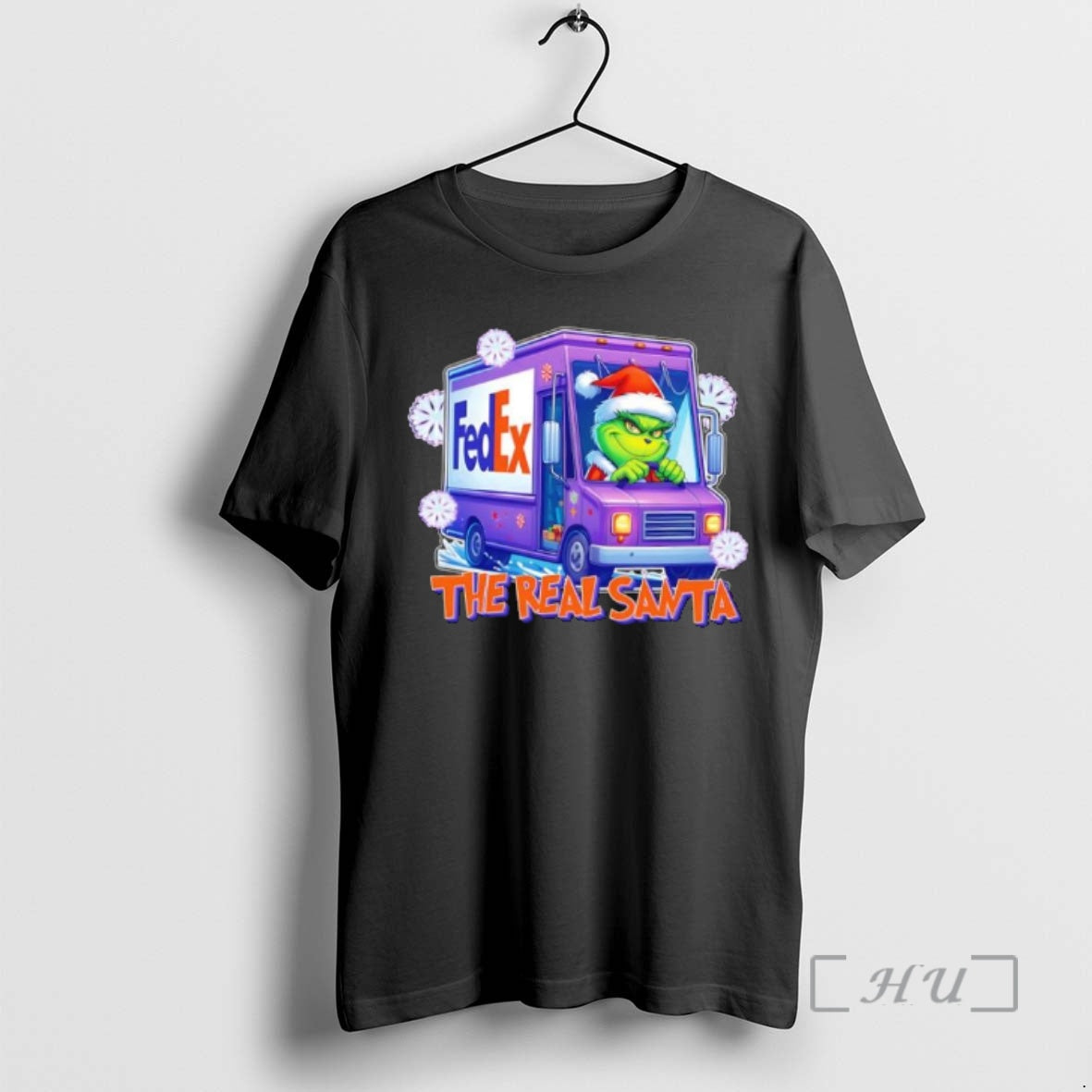 Officials The Real Santa Grinch Christmas Carrier - Adult & Kids T-Shirts, Sweatshirts & Hoodies apparel design preview 1