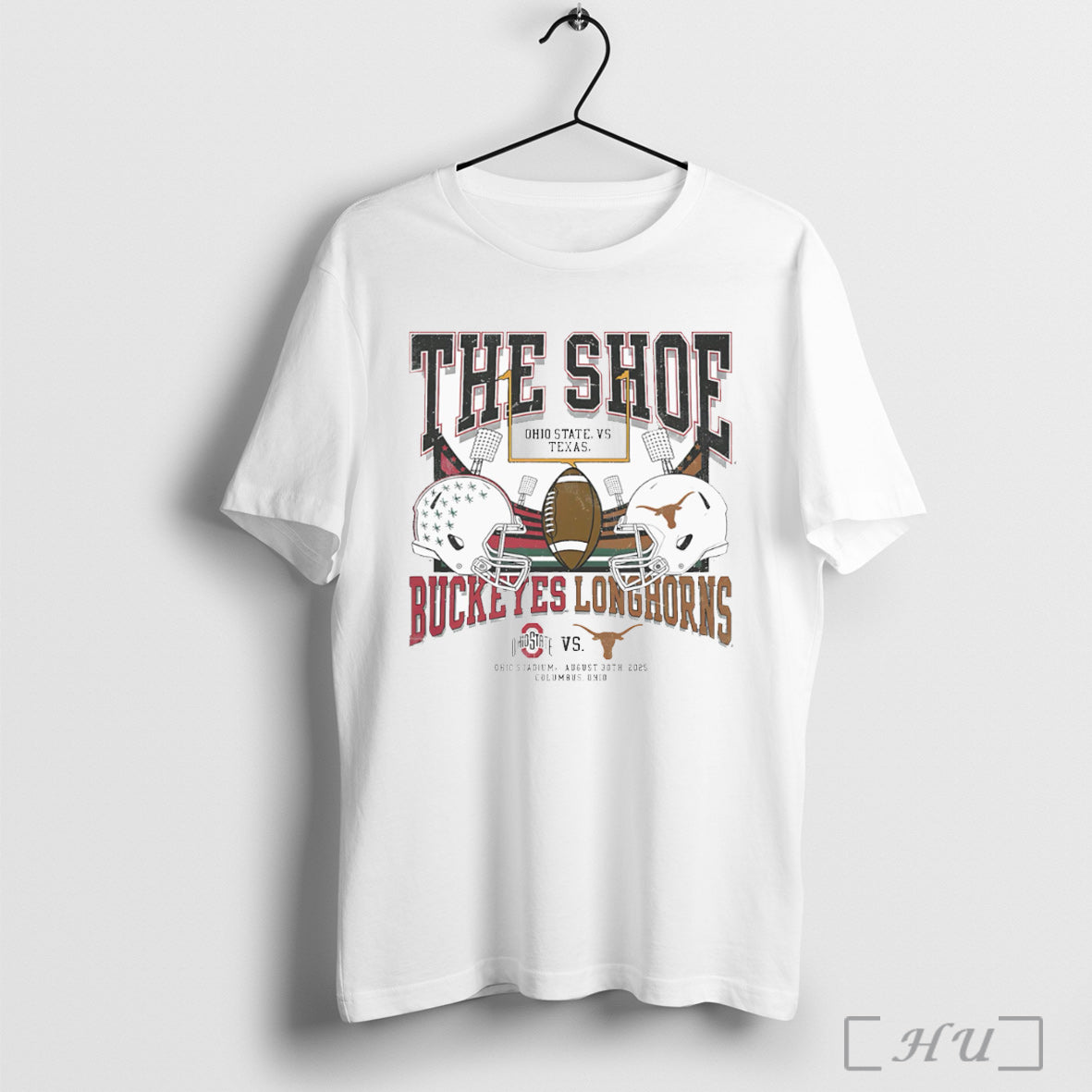 Officials The Shoe Ohio State Vs Texas Longhorns - Adult & Kids T-Shirts, Sweatshirts & Hoodies apparel design preview 1