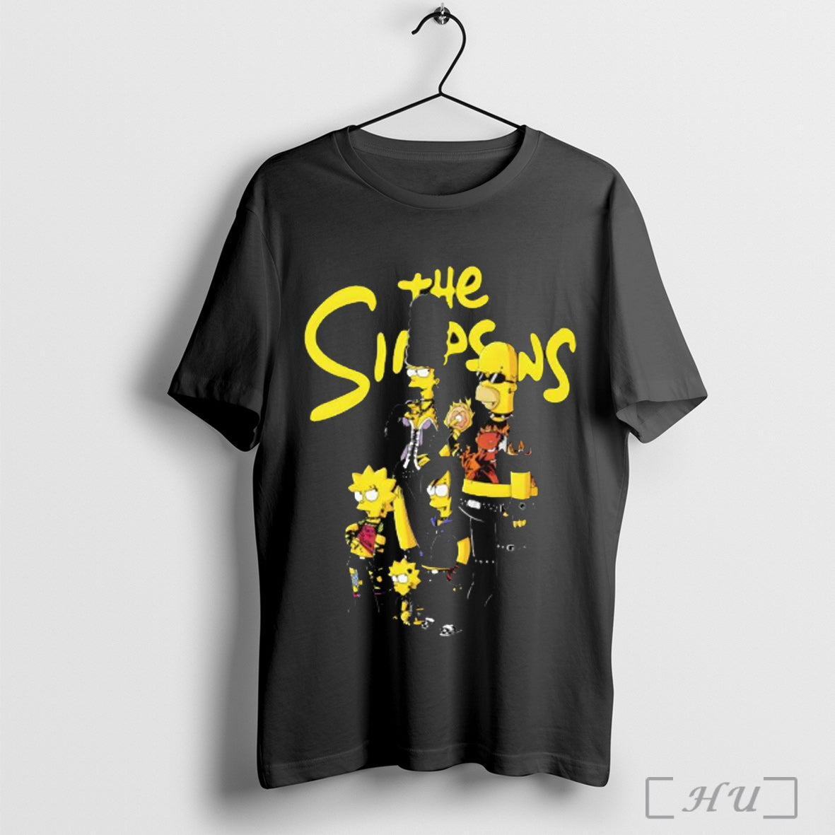 Officials The Simpsons Style Punk Rock Graphic - Adult & Kids T-Shirts, Sweatshirts & Hoodies apparel design preview 1
