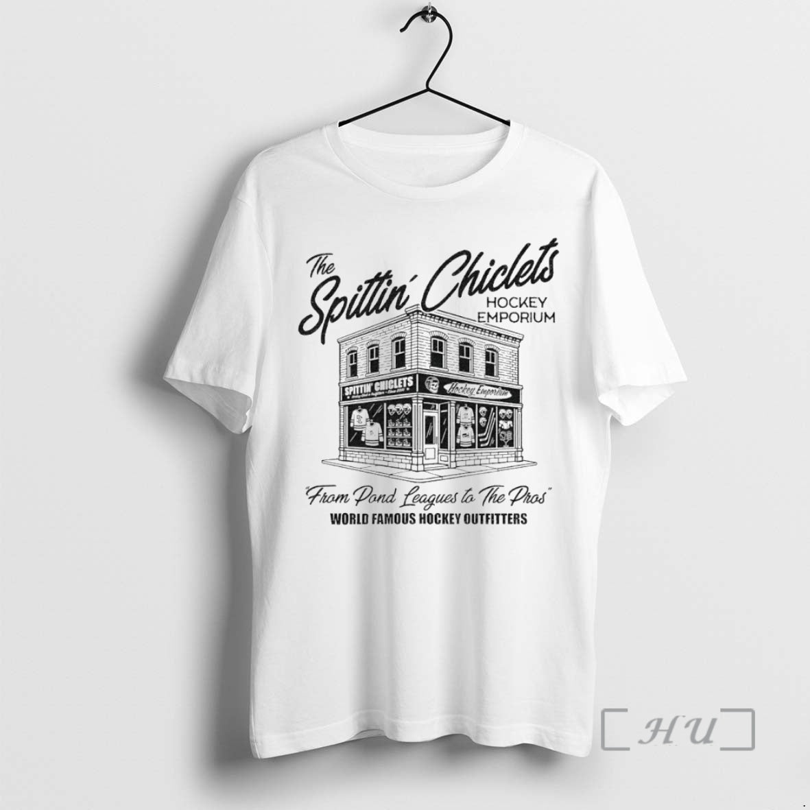 Officials The Spittin Chiclets Hockey Emporium Circle - Adult & Kids T-Shirts, Sweatshirts & Hoodies apparel design preview 1