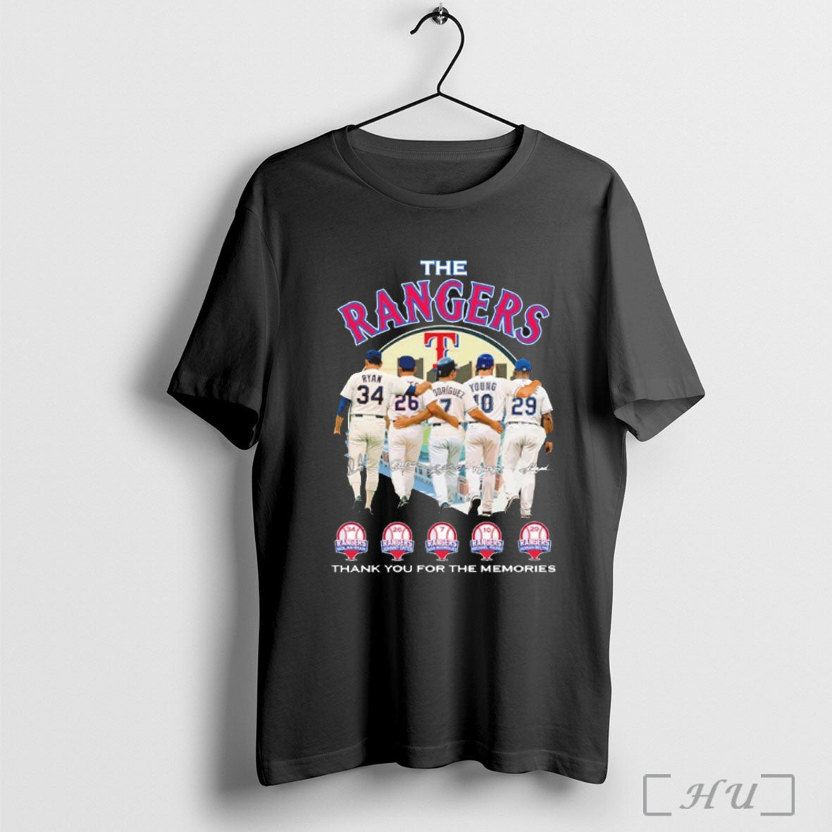 Officials The Texas Rangers Immortals Players - Adult & Kids T-Shirts, Sweatshirts & Hoodies apparel design preview 1