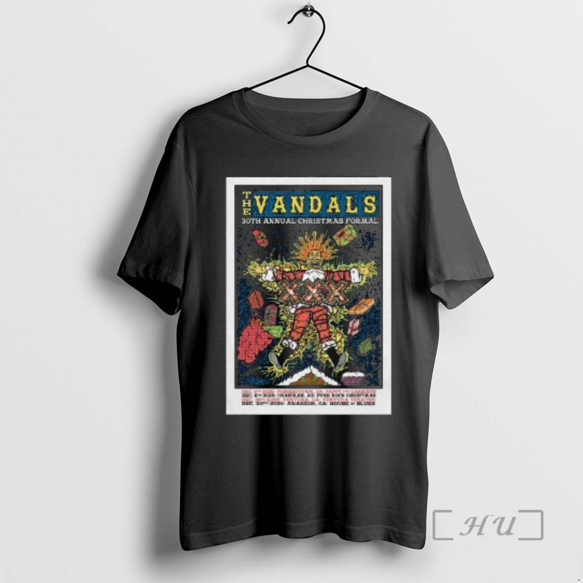 Officials The Vandals December 5 2025 In Pioneertown - Adult & Kids T-Shirts, Sweatshirts & Hoodies apparel design preview 1